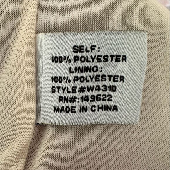 Walter Baker Midi Pull On Skirt Pleated Shimmer Beige Women’s 6 Ballet - Picture 9 of 10